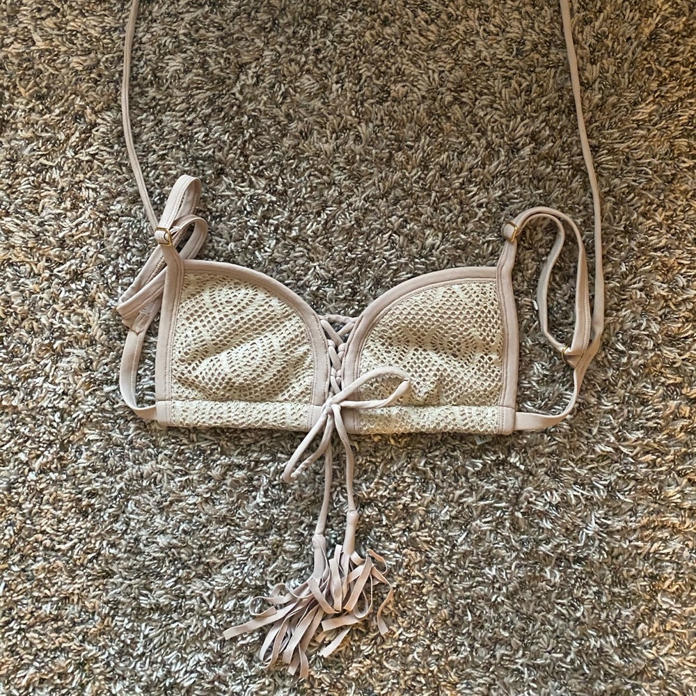 Montce Swim Crochet Bikini Top